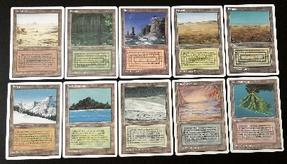 Dual Land FWB - Italian (Totale 10 carte) Foreign White-Bordered